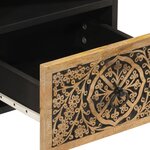 vidaXL Meuble TV 70x33x46 cm Bois massif de manguier