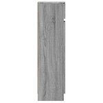 vidaXL Armoire à chaussures sonoma gris bois d'ingénierie