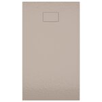 vidaXL Receveur de douche SMC Marron 120x70 cm