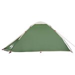 vidaXL Tente de camping à dôme 4 personnes vert imperméable