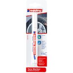 Marqueur Spécial Pneu Caoutchouc 8050 Blanc Pointe Ronde 2-4 mm x 5 EDDING