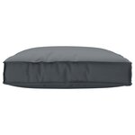 vidaXL Coussin Pallet pour siège Anthracite 80x80x12 cm Tissu Oxford
