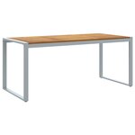 vidaXL Ensemble de salle à manger de jardin 7 pièces en bois solide d'acacia et métal