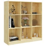vidaXL Bibliothèque/Séparateur de pièce 104x33 5x110 cm pin massif
