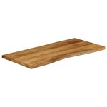 vidaXL Dessus de table 120x60x3 8 cm bord vivant bois massif manguier