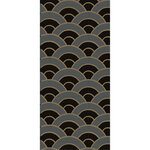 Mini Sac Cadeau Motifs Vagues En Or - Draeger paris
