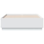 vidaXL Cadre de lit avec LED sans matelas blanc 120x190 cm