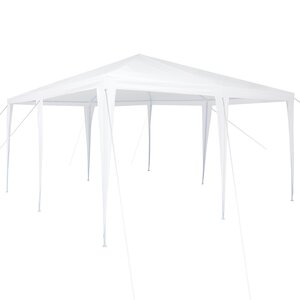 vidaXL Tente de Fête Blanche 4x4 m PE
