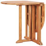 vidaXL Ensemble à manger d'extérieur pliable 5 Pièces Bois solide de teck