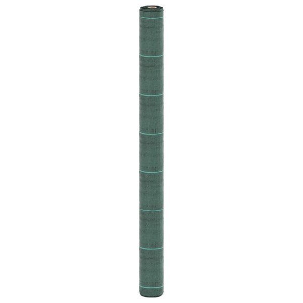 vidaXL Membrane anti-mauvaises herbes vert 1 5x10 m PP