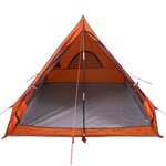 vidaXL Tente de camping en forme de A 2 personnes gris imperméable