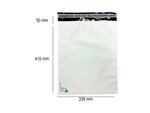 50 Enveloppes plastique opaques 80 microns N°4 - 335x410mm