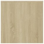 vidaXL Tables gigognes 3 Pièces Chêne sonoma Aggloméré