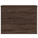 vidaXL Boîte de rangement chêne marron 60x42x46 cm bois d'ingénierie