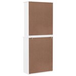 vidaXL Buffet ALTA blanc 77x35x188 cm bois massif de pin