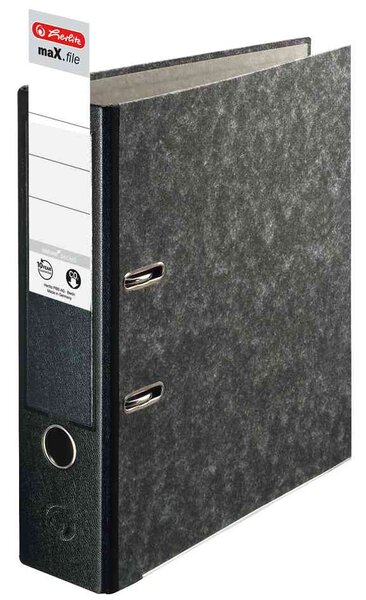 Ordner maX.file nature pocket, schwarz HERLITZ