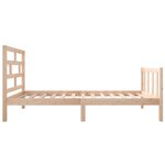 vidaXL Cadre de lit sans matelas bois de pin massif