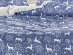 Parure de lit Noël 140 x 200 cm - Bleu