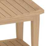 vidaXL Table d'appoint de salle de bain 50x35x45cm bois de teck solide