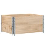 vidaXL Jardinière 80x60 cm bois de pin massif