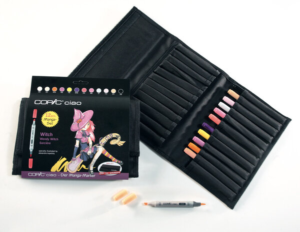 Trousse 12 marqueurs Manga Copic Ciao Sorcière
