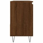 vidaXL Armoire de bain chêne marron 65x33x60 cm bois d'ingénierie