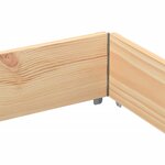 vidaXL Jardinière 150x100 cm bois de pin massif