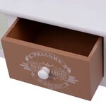 vidaXL Table console en style français Bois