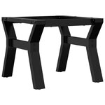 vidaXL Pieds de table basse cadre en Y 40x40x33 cm acier