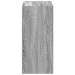 vidaXL Bibliothèque sonoma gris 68 5x32x68 5 cm bois d'ingénierie