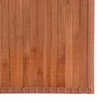 vidaXL Tapis rectangulaire marron 70x300 cm bambou