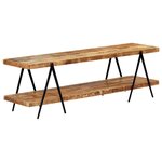 vidaXL Meuble TV 160x40x50 cm Bois solide de manguier