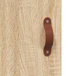 vidaXL Buffet Chêne sonoma 34 5x34x90 cm Bois d'ingénierie
