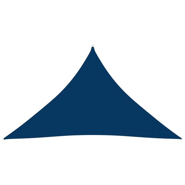 vidaXL Voile de parasol Tissu Oxford triangulaire 3x3x4 24 m Bleu