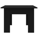 vidaXL Table basse Noir 100x60x42 cm Bois d’ingénierie