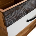 vidaXL Table basse Bois d'acacia massif 90x50x37 5 cm