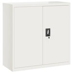 vidaXL Classeur blanc 90x40x90 cm acier