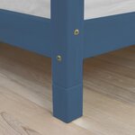 4 pieds de lit 10 cm FOOT bleu marine