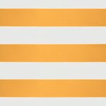 vidaXL Auvent rétractable jaune et blanc 3x2 5 m tissu et aluminium