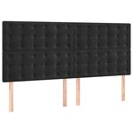 vidaXL Sommier à lattes de lit et matelas Noir 200x200 cm Velours