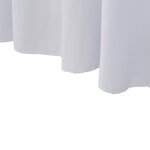 vidaXL Nappes élastiques de table avec jupon 2 Pièces 243x76x74cm Blanc