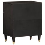 vidaXL Table de chevet 50x33x60 cm bois de manguier massif
