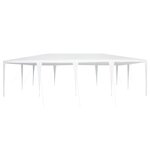 vidaXL Tente de fête blanche 8x4 m PE
