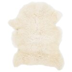 vidaXL Peau de mouton Crème (60-70)x(90-100) cm