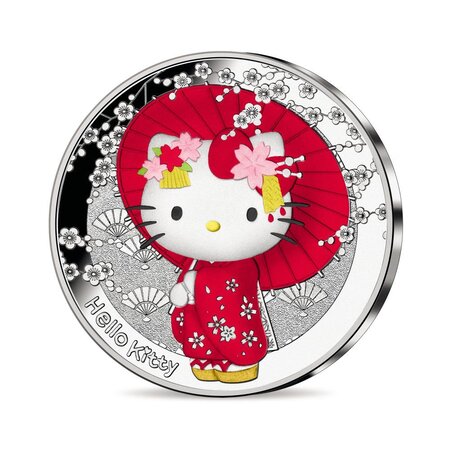 Hello Kitty - Monnaie de 10€ Argent - Japon