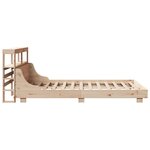 vidaXL Cadre de lit sans matelas 160x200 cm bois massif de pin