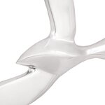 vidaXL Mouette Murale 2 Paquet Argent Aluminium