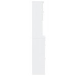 vidaXL Buffet ALTA blanc 77x35x188 cm bois massif de pin