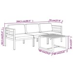 Salon de jardin meuble d'extérieur ensemble de mobilier 4 pièces avec coussins aluminium anthracite 02_0016076