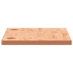 vidaXL Dessus de bureau 100x50x2 5 cm bois massif de hêtre